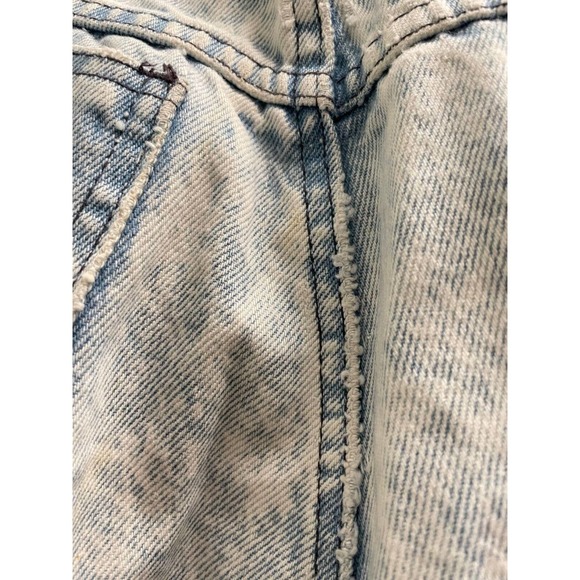 Vintage 80s Gasp Acid Wash Heavily Distressed Jeans High Waist 11/12 READ - Picture 7 of 15